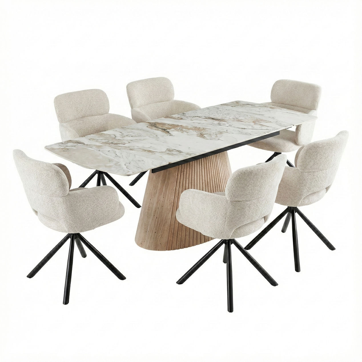 Monaco Dining Table Beige