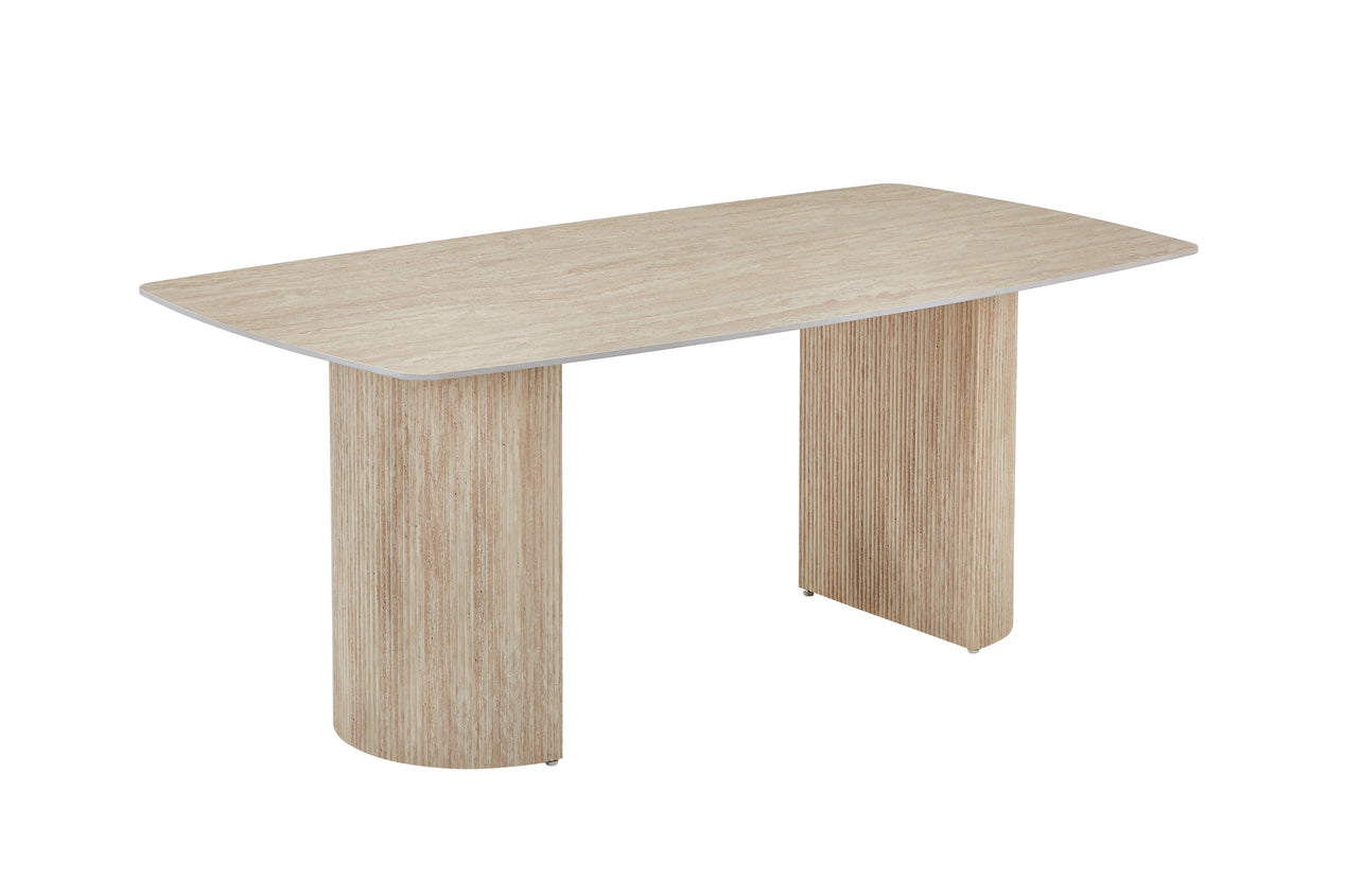 Olympia 160cm Dining Table Beige