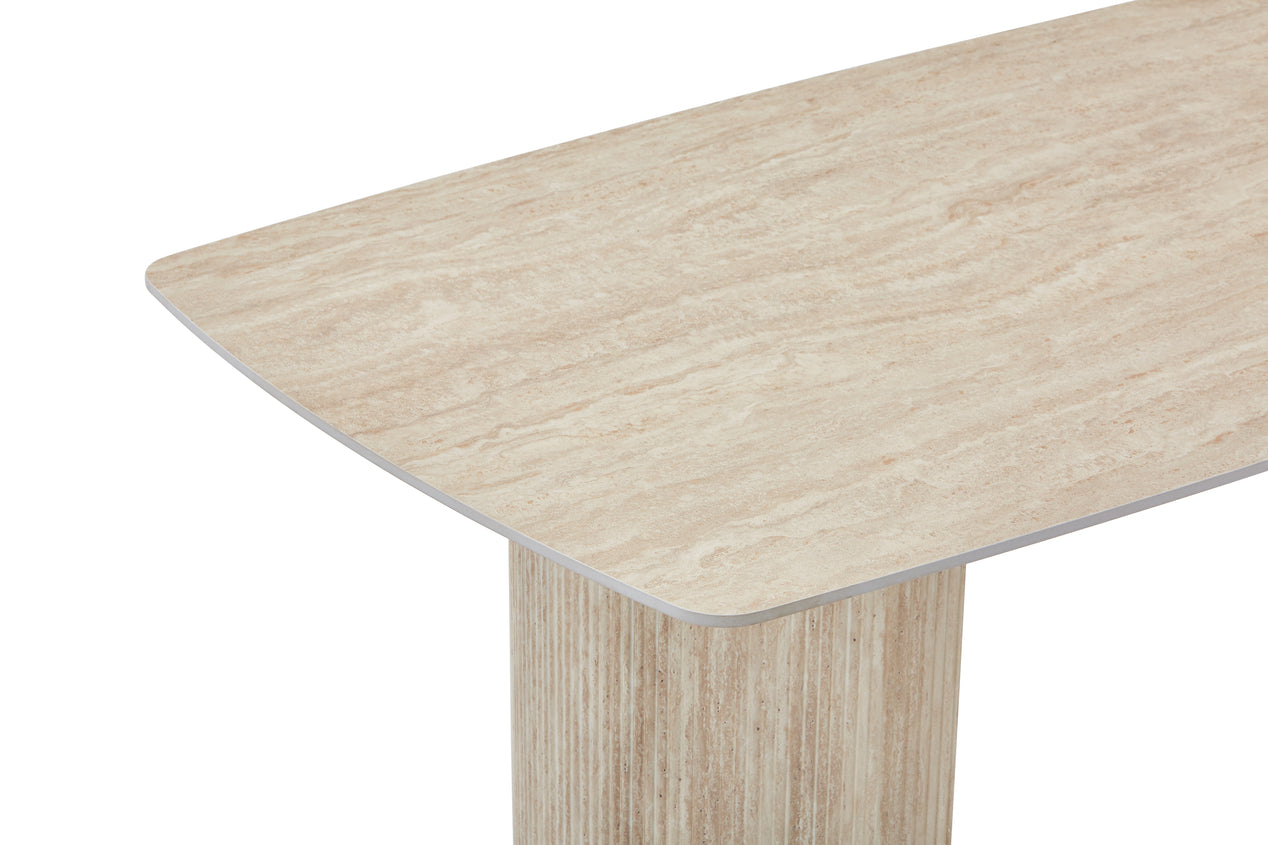 Olympia 160cm Dining Table Beige