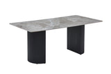 Olympia Dining Set With 4 Chairs Grey