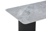 Olympia Dining Set With 4 Chairs Grey