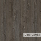 Norfolk Modern Bookcase Display Unit Dark Coffee Oak Effect Tall 159.1cm