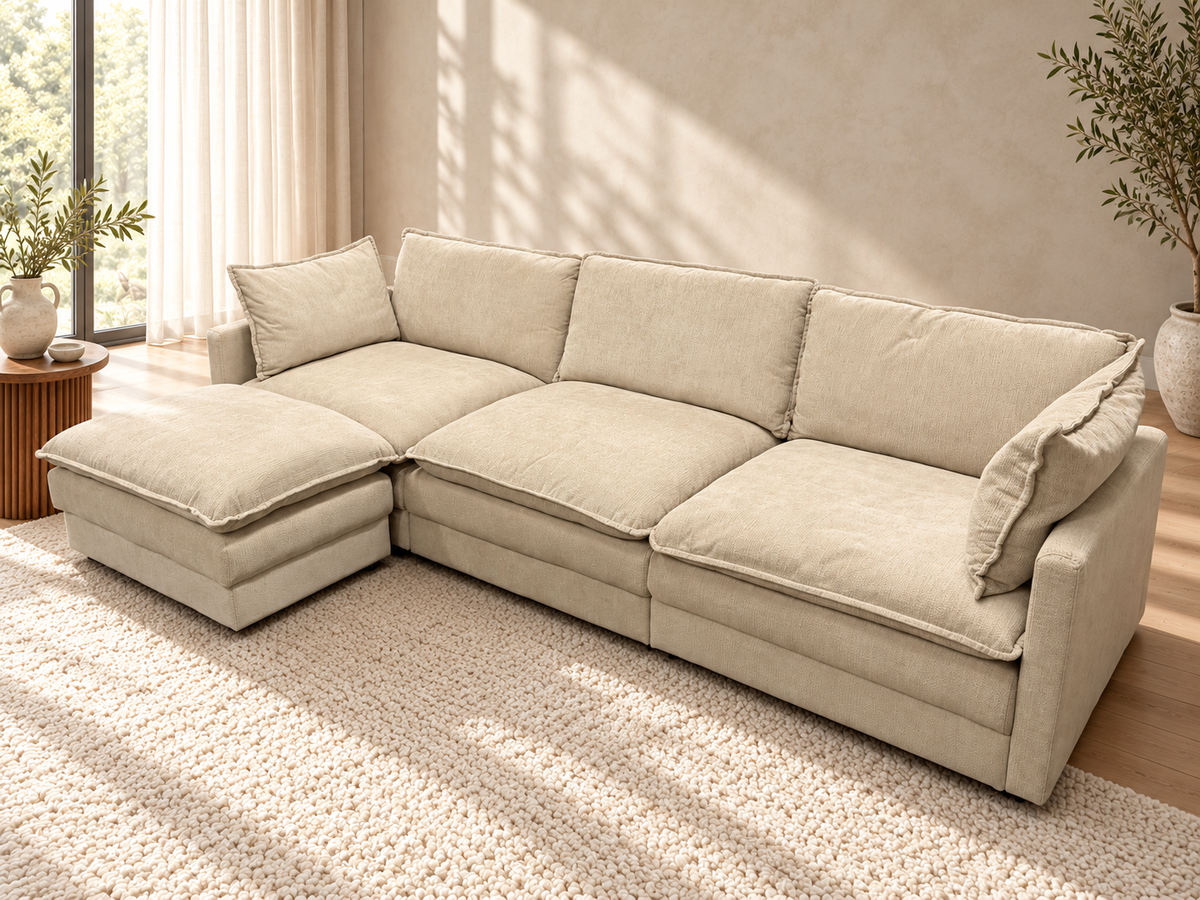 Harper Sofa & Footstool