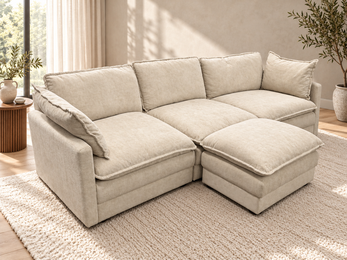 Harper Sofa & Footstool