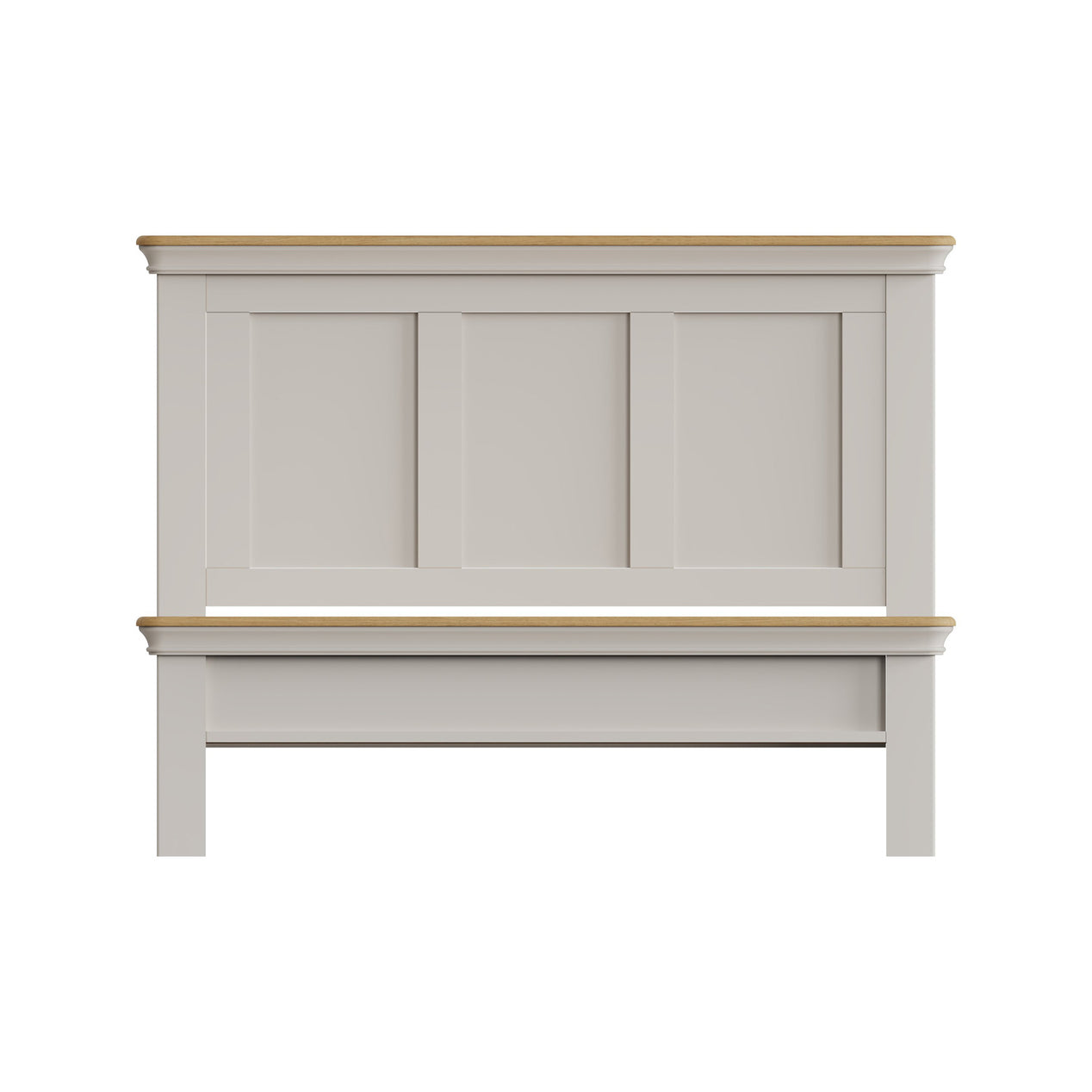 Faire 4ft6 Double Shaker Panel Bed in Dove Grey