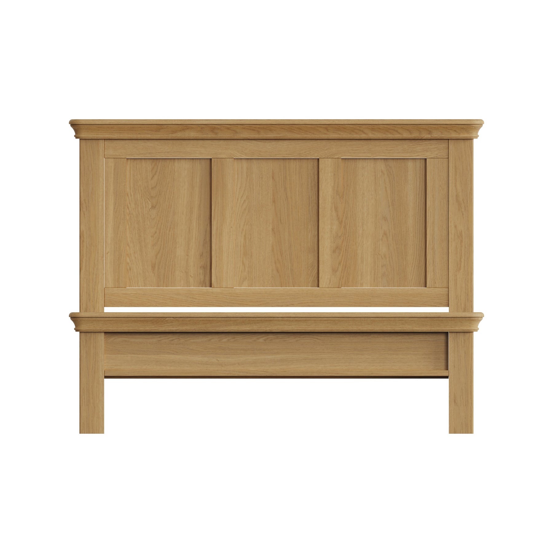 Faire 4ft6 Double Shaker Panel Bed in Natural Oak
