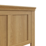 Faire 4ft6 Double Shaker Panel Bed in Natural Oak