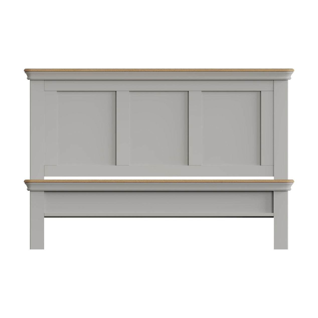 Faire 5ft Kingsize Shaker Panel Bed in Dove Grey