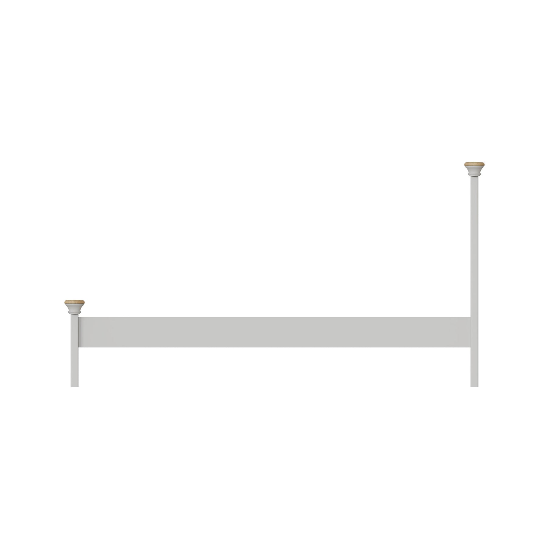 Faire 5ft Kingsize Shaker Panel Bed in Dove Grey