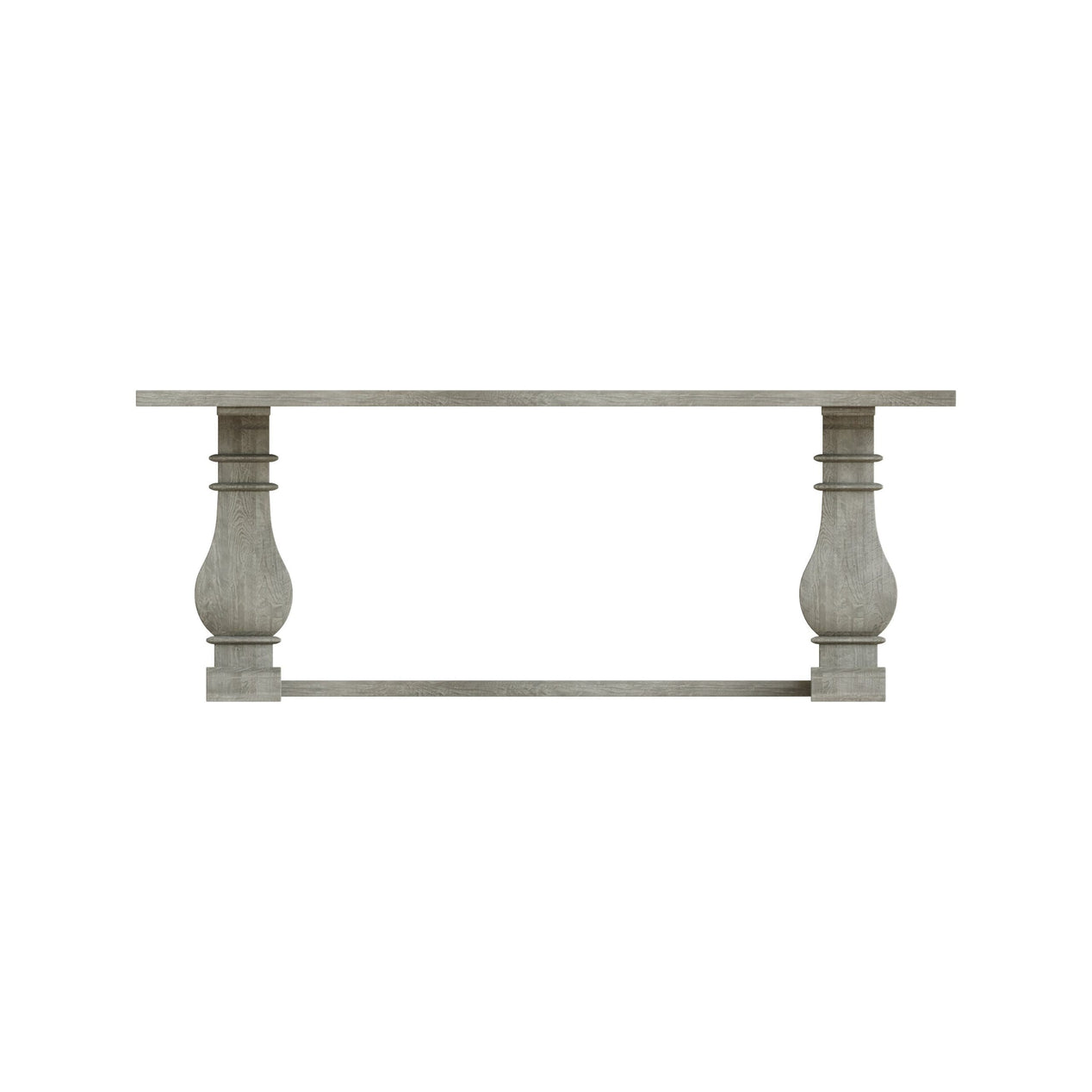Bowood 2m Dining Table Solid Reclaimed Limewashed Pine + 6 Chairs
