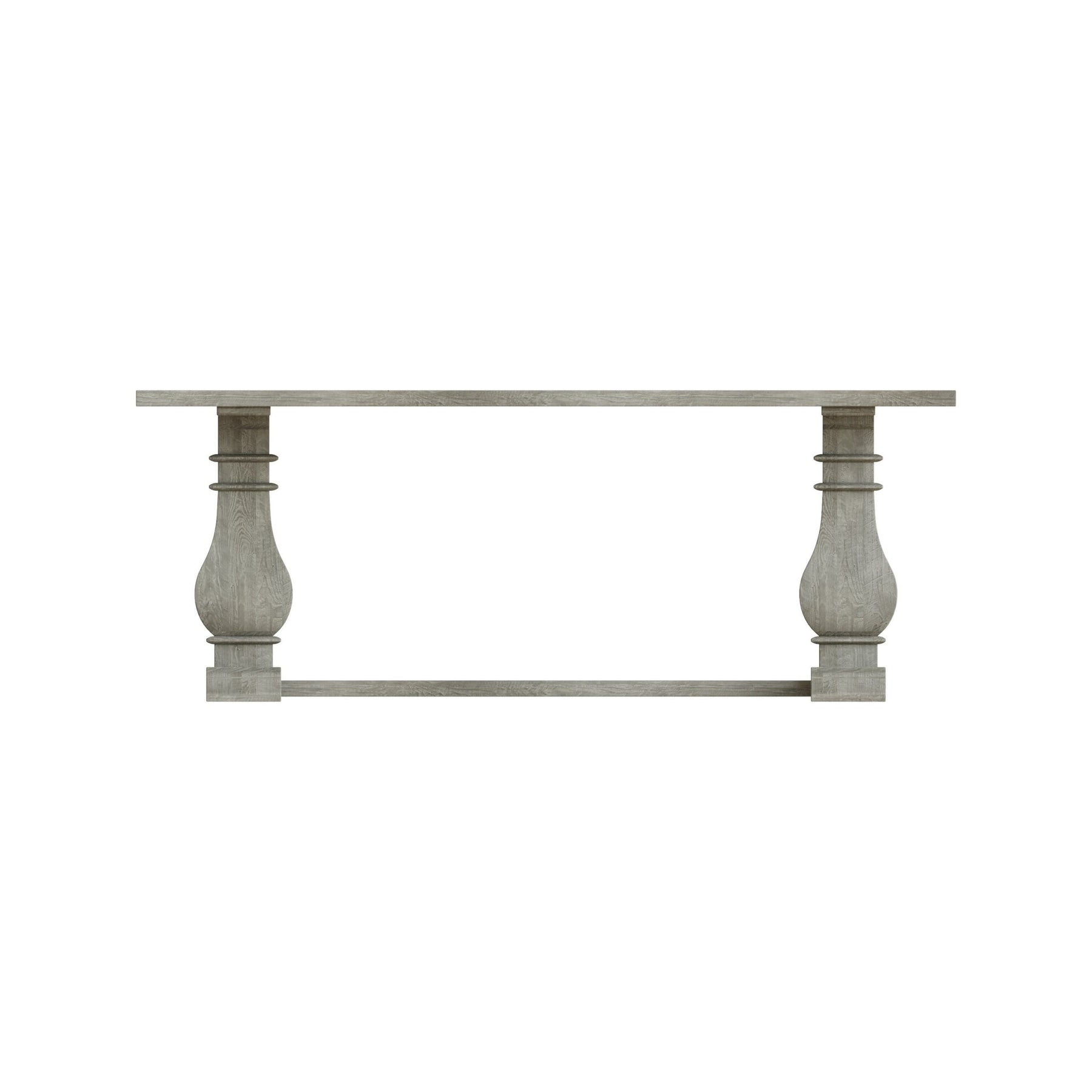 Bowood 2m Dining Table Solid Reclaimed Limewashed Pine + 6 Chairs