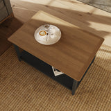 Taberno Oak Coffee Table Graphite Blue