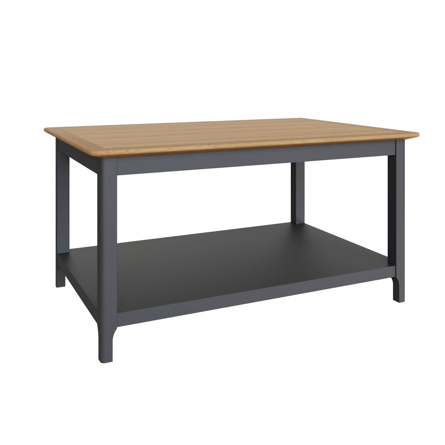 Taberno Oak Coffee Table Graphite Blue