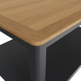 Taberno Oak Coffee Table Graphite Blue