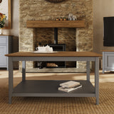 Taberno Oak Coffee Table Dove Grey