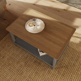 Taberno Oak Coffee Table Dove Grey