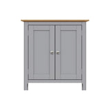 Taberno Oak 2 Door Compact Sideboard Dove Grey