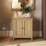 Taberno Oak 2 Door Compact Sideboard Natural Oak