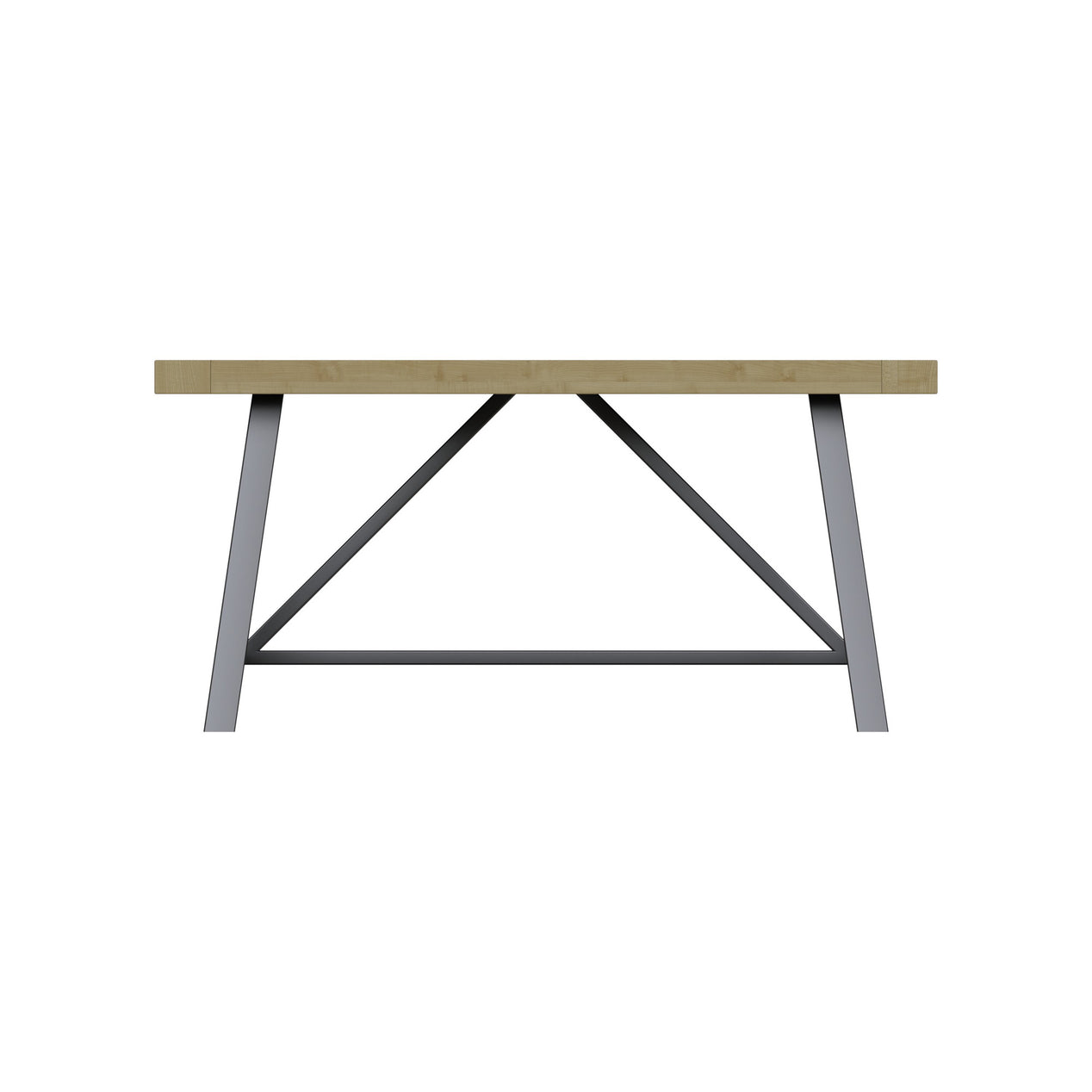 Lowry 1.6m Dining Table Driftwood Lacquered Solid Reclaimed Pine