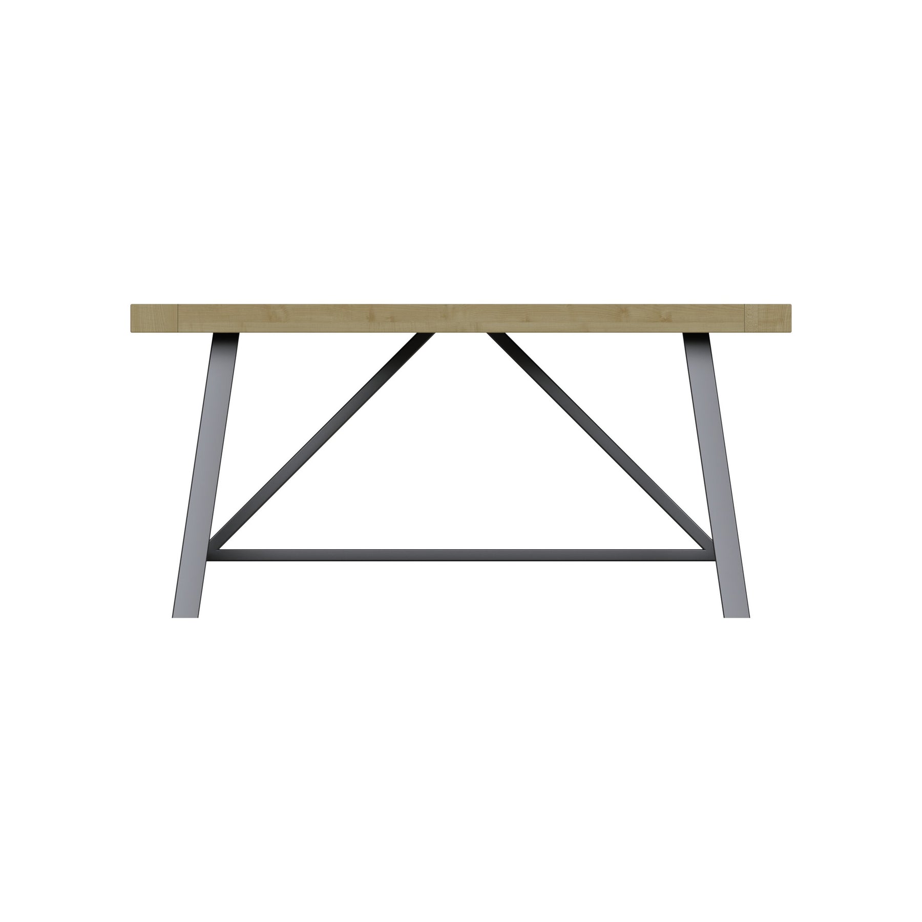 Lowry 1.6m Dining Table Driftwood Lacquered Solid Reclaimed Pine