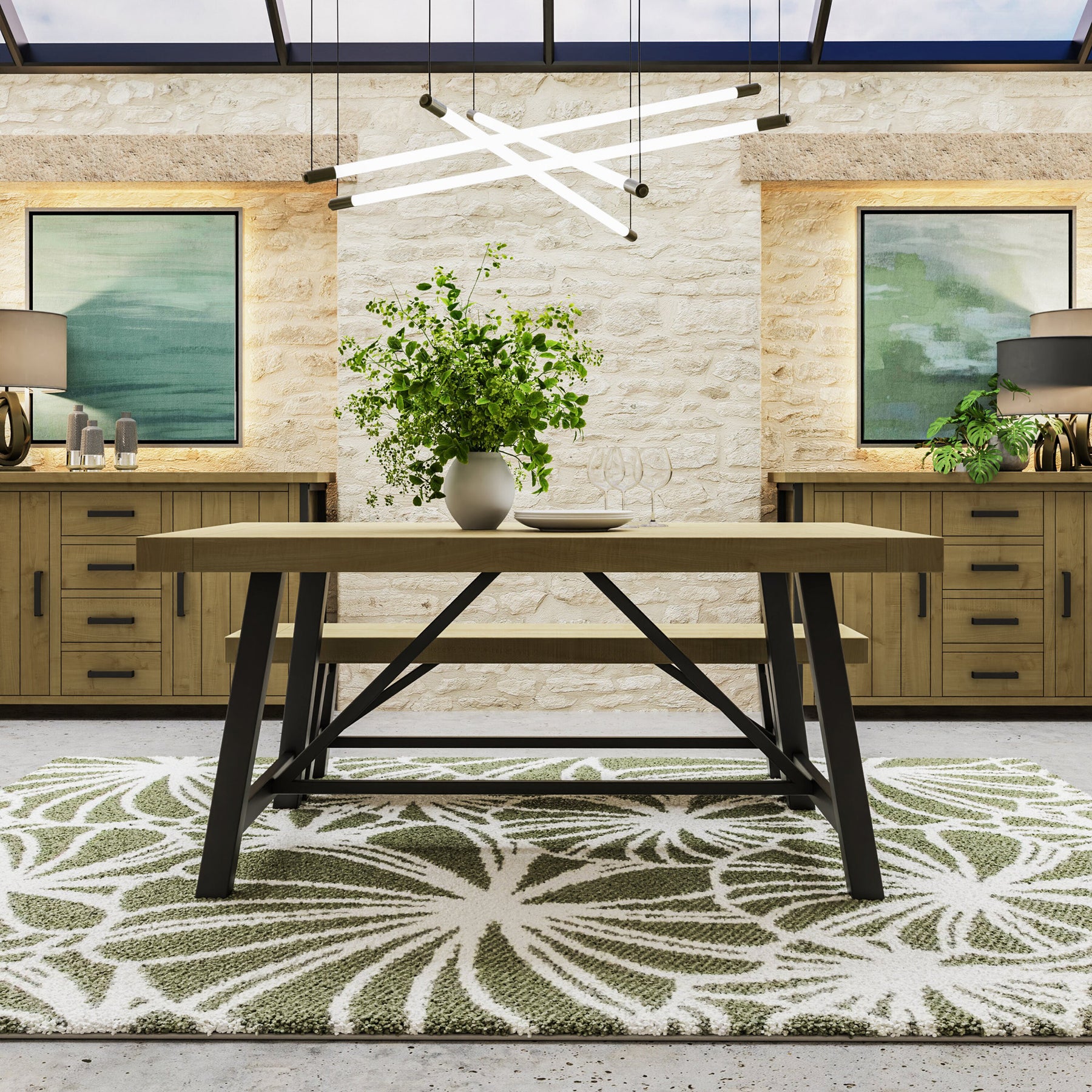 Lowry 1.6m Dining Table Driftwood Lacquered Solid Reclaimed Pine