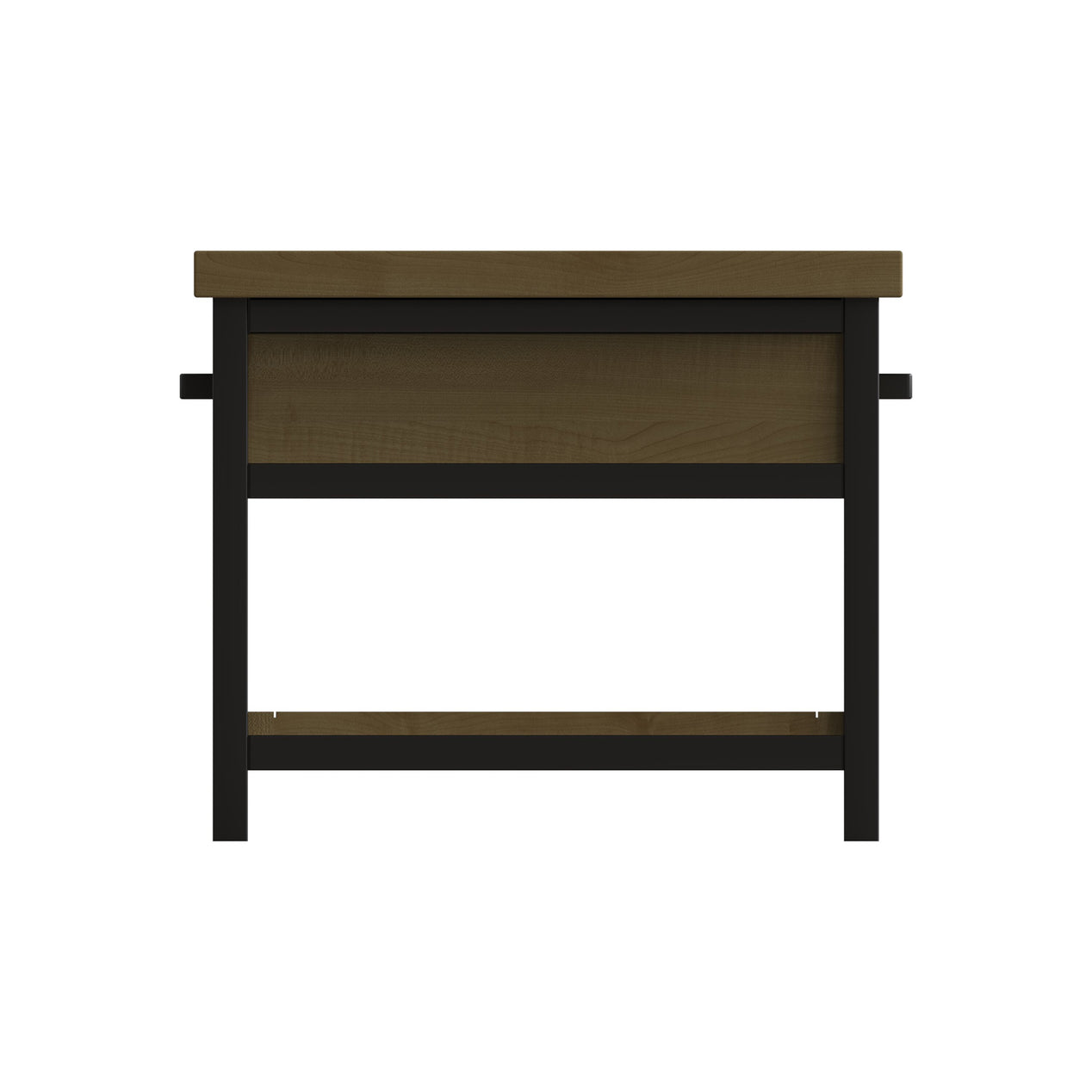 Lowry 2 Drawer Coffee Table Driftwood Lacquered Solid Reclaimed Pine