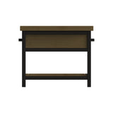 Lowry 2 Drawer Coffee Table Driftwood Lacquered Solid Reclaimed Pine
