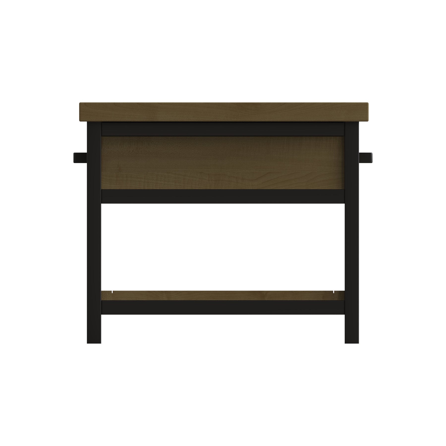 Lowry 2 Drawer Coffee Table Driftwood Lacquered Solid Reclaimed Pine