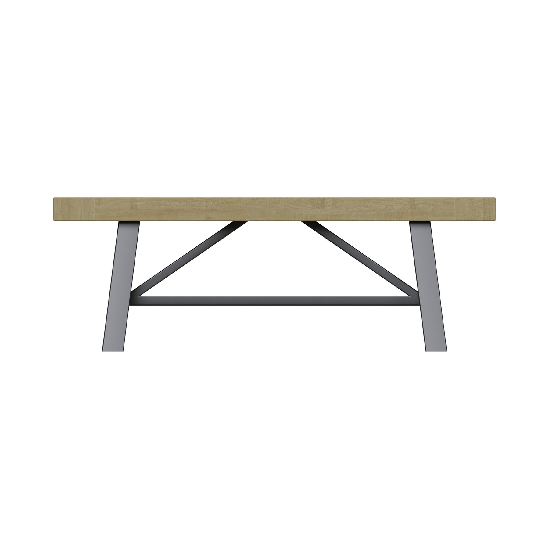Lowry Small Dining Bench Driftwood Lacquered Solid Reclaimed Pine