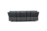 Florence Cinema Sofa Black 3 Seater
