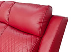 Florence Cinema Sofa Red 3 Seater