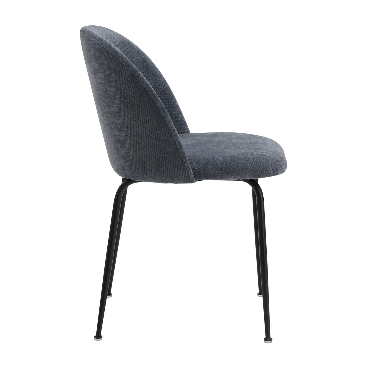 Freya Pack of 2 Steel Blue Fabric Dining Chairs