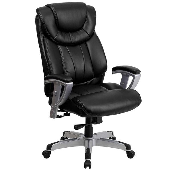 Black Faux Leather High Back Executive Office Chair