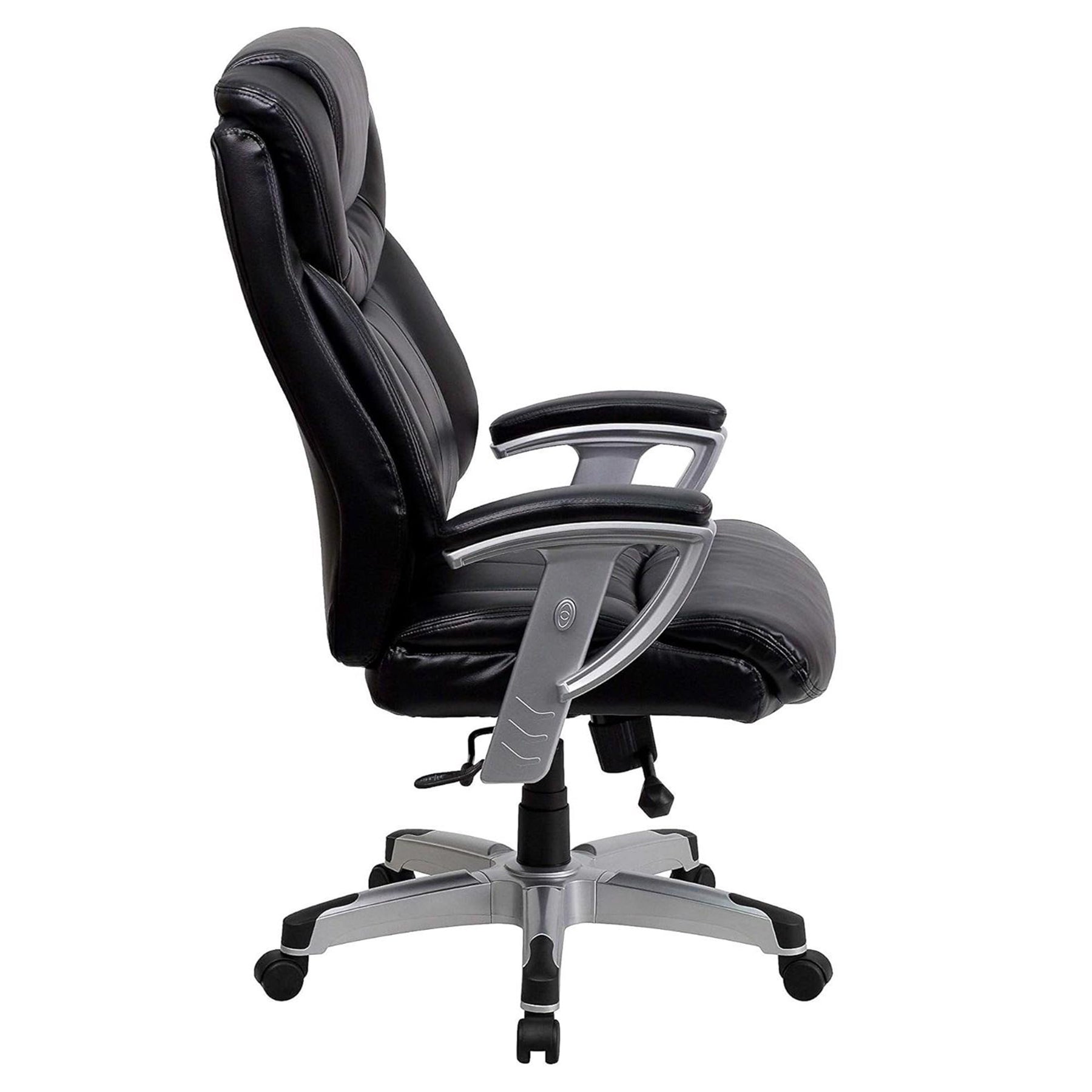 Black Faux Leather High Back Executive Office Chair