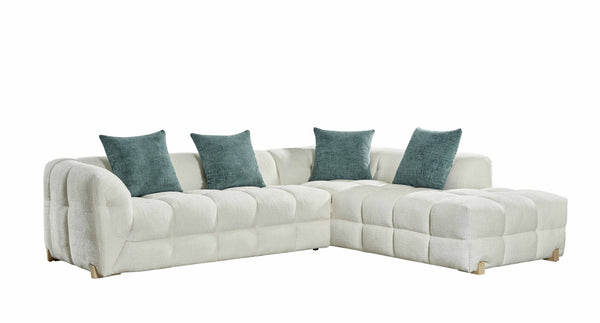 Genoa Sofa Beige Right Hand