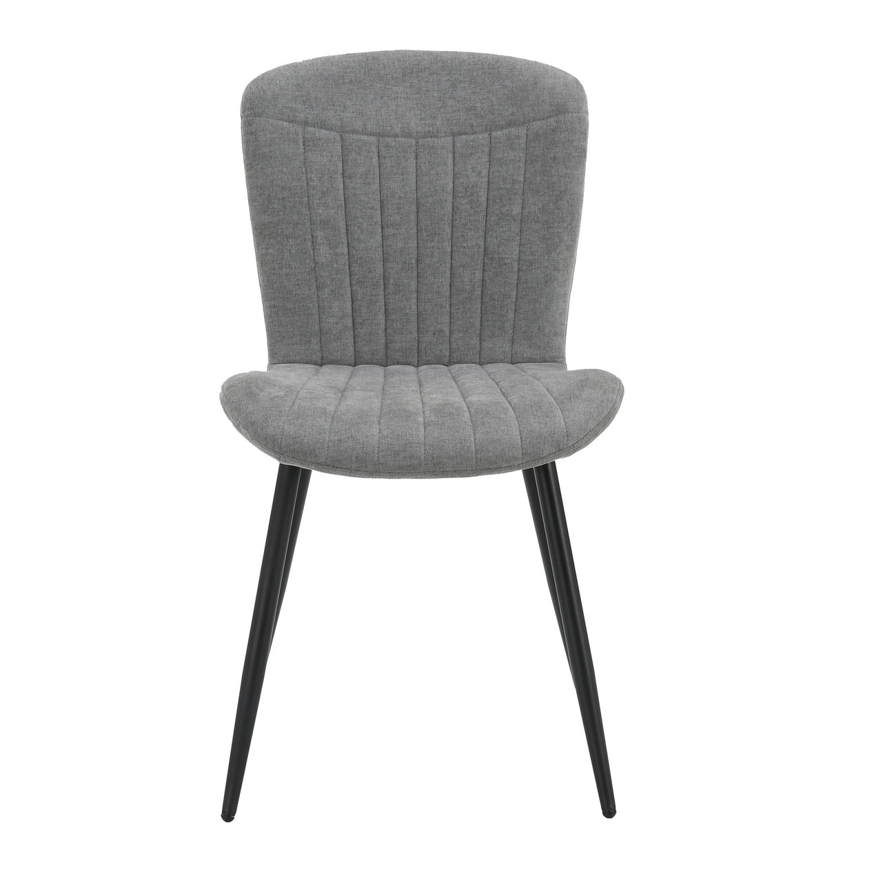 Grace Pack of 4 Grey Fabric Dining Chairs