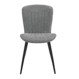 Grace Pack of 4 Grey Fabric Dining Chairs