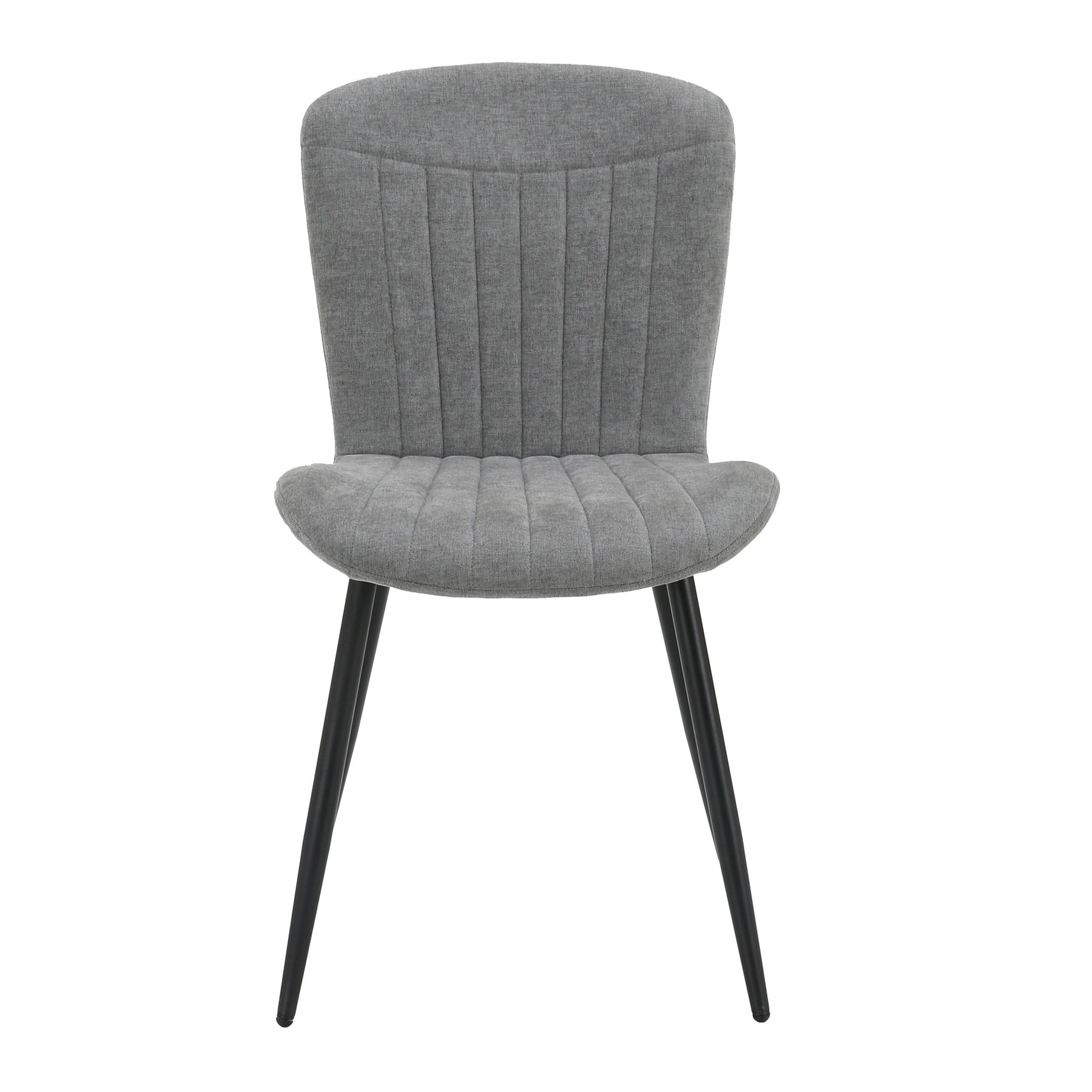 Grace Pack of 4 Grey Fabric Dining Chairs