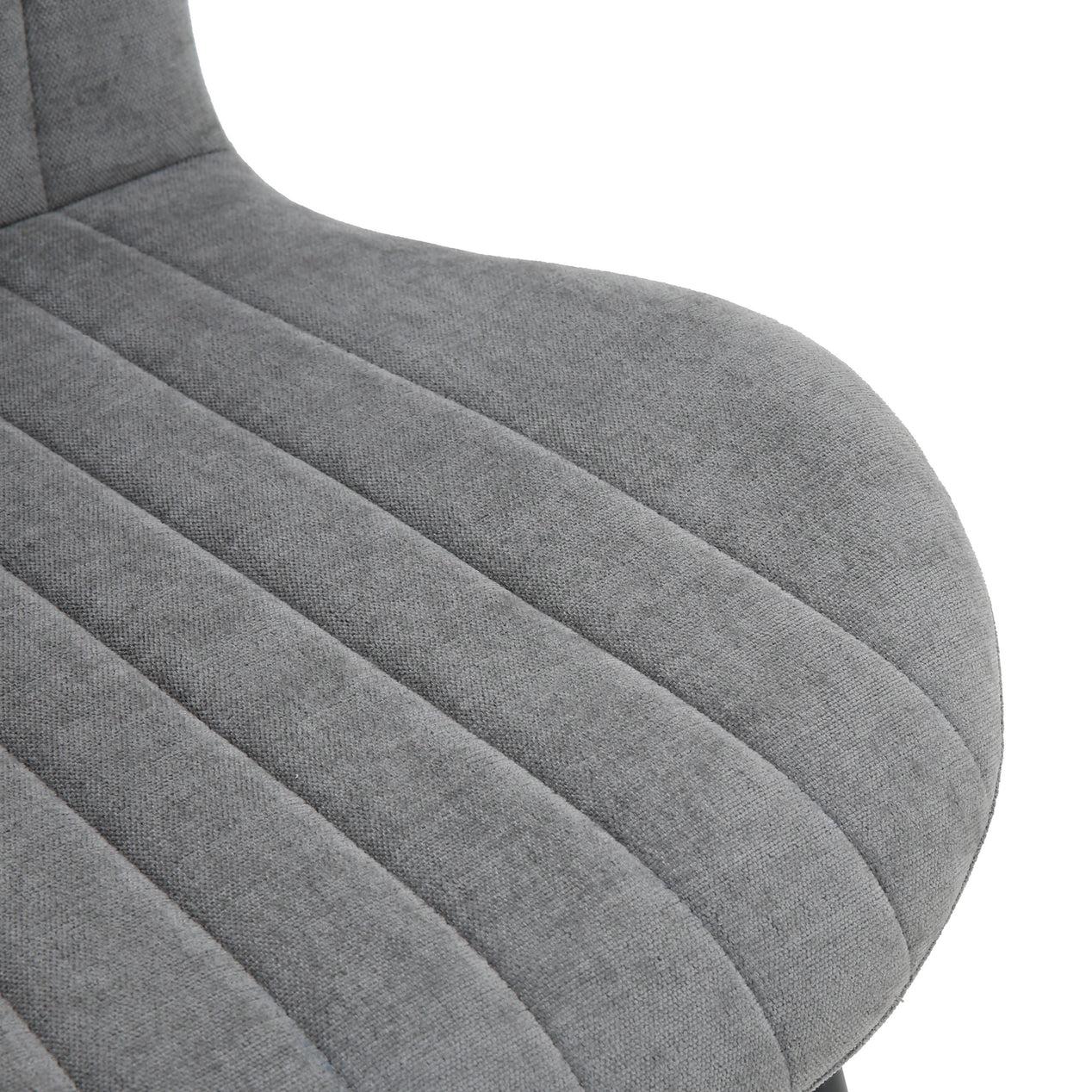 Grace Pack of 4 Grey Fabric Dining Chairs