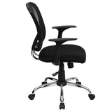 Black Mesh Back Ergonomic Office Chair