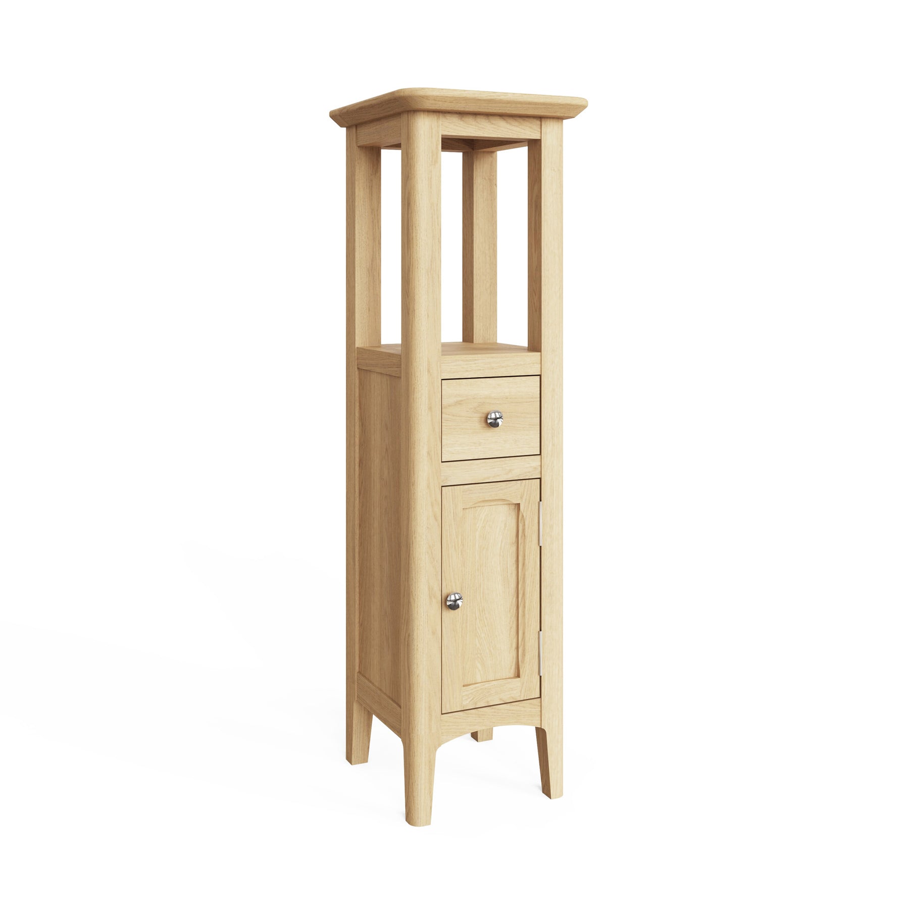 Newark Ash Assembled Tower Cabinet