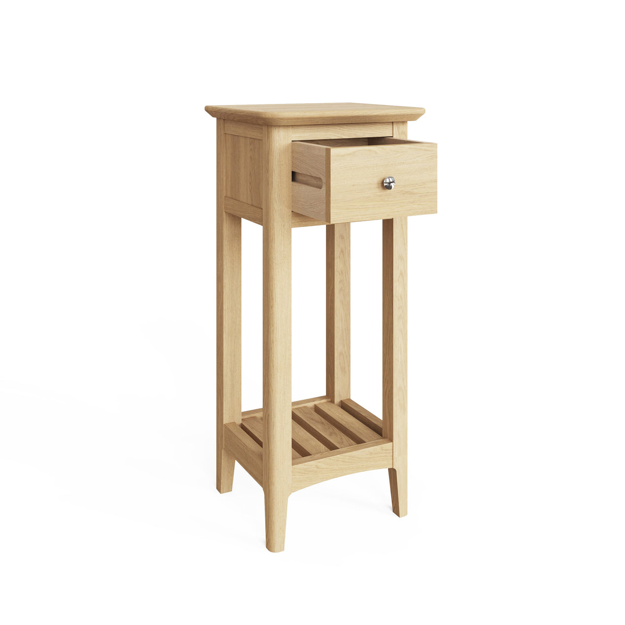 Newark Ash 1 Drawer Telephone Table