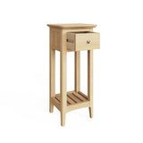 Newark Ash 1 Drawer Telephone Table