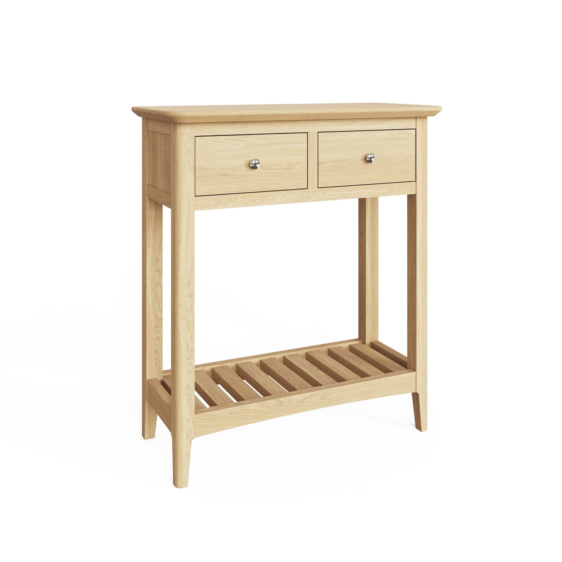 Hudson Ash 2 Drawer Console Hall Table