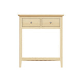 Hudson Ash 2 Drawer Console Hall Table