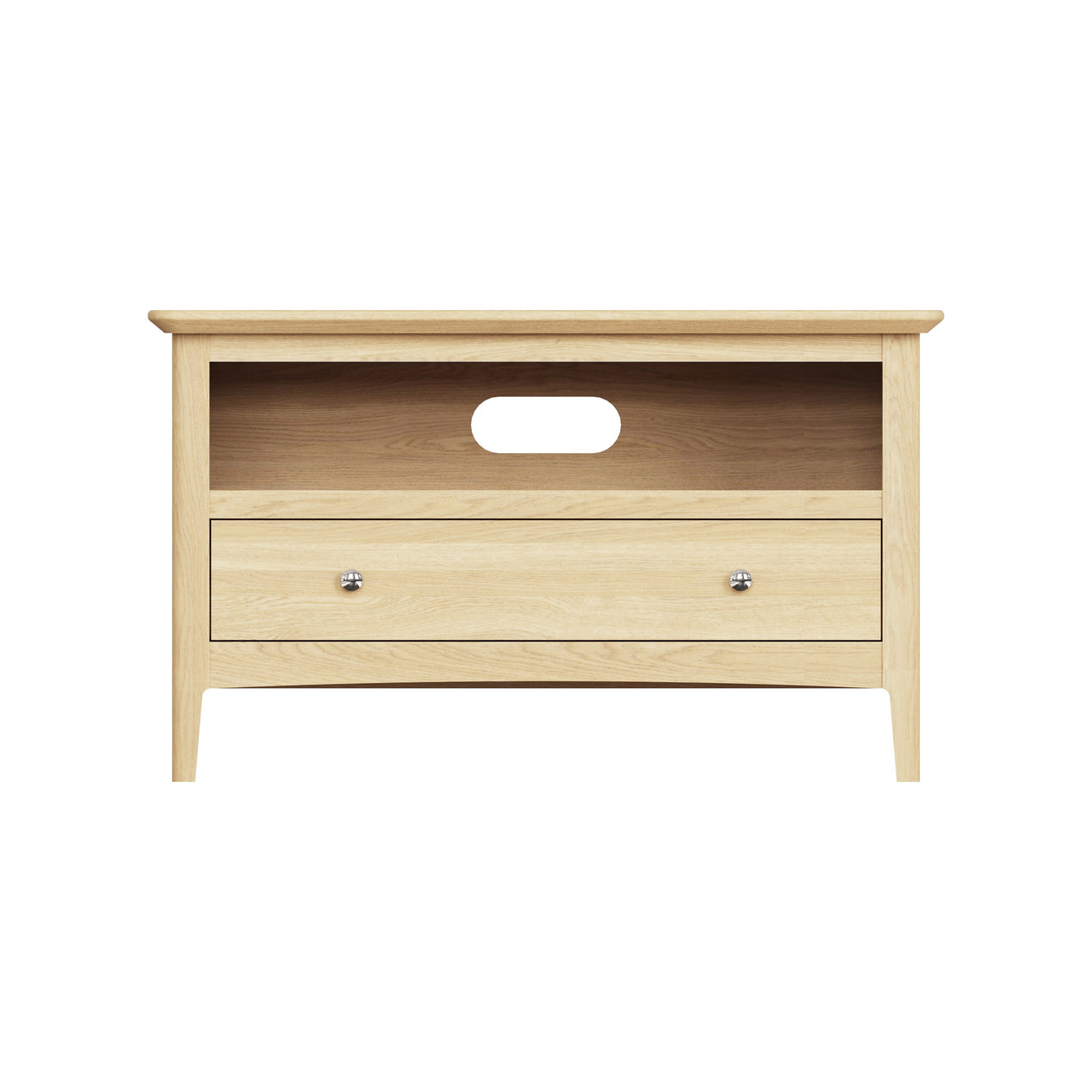 Hudson Ash 1 Drawer Corner TV Unit