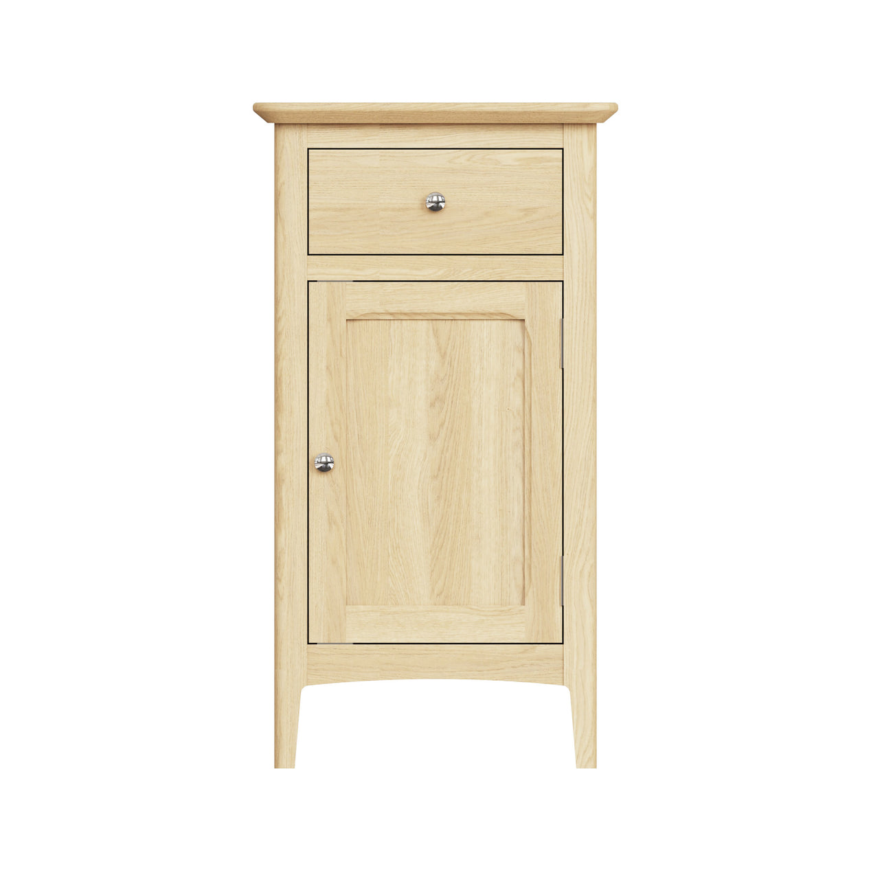 Hudson Ash 1 Door 1 Drawer Single Sideboard