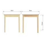 Hudson Ash Square Breakfast Table