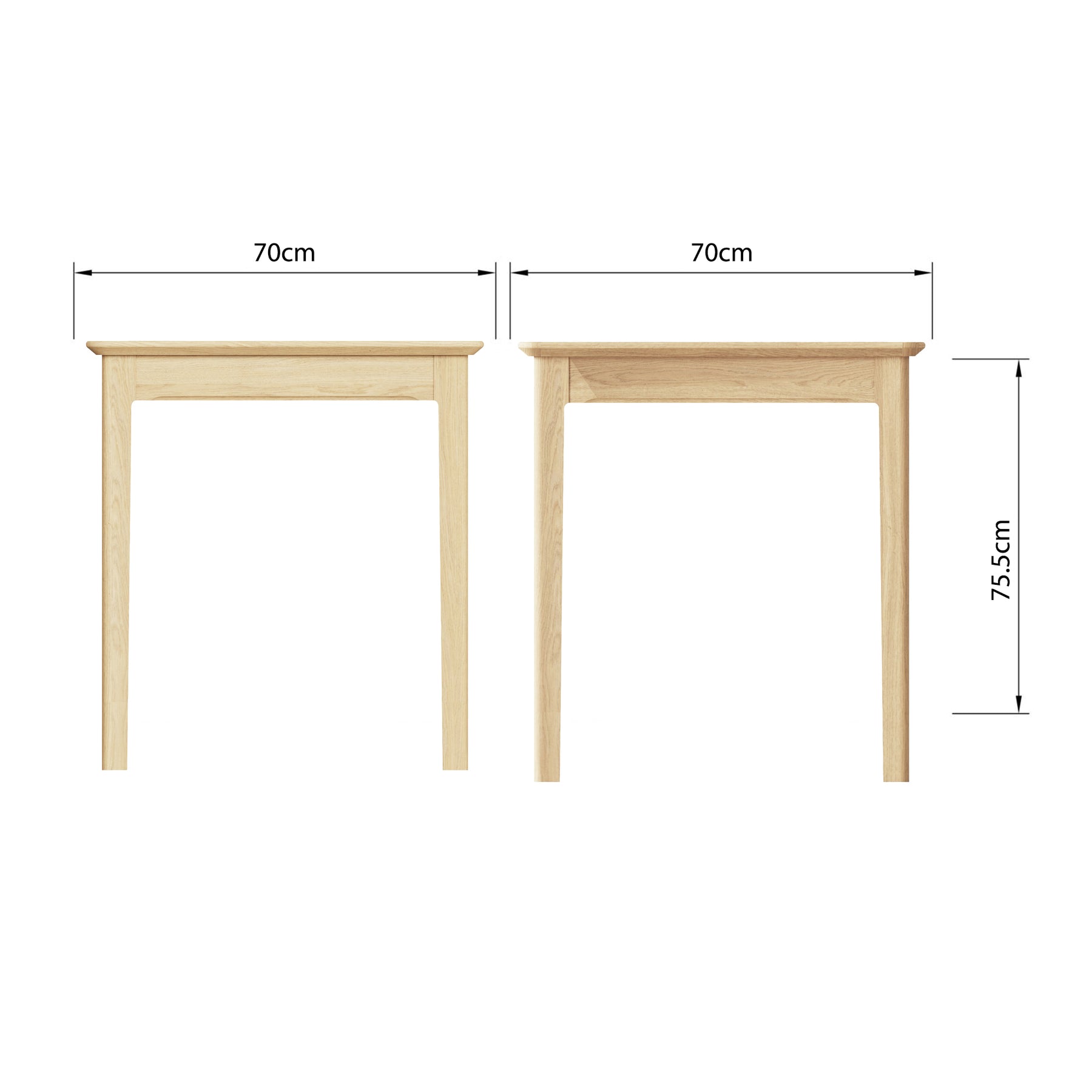 Hudson Ash Square Breakfast Table