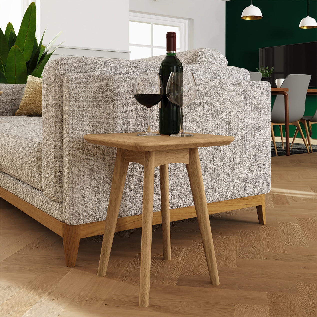 Taberno Oak Square Wine Table